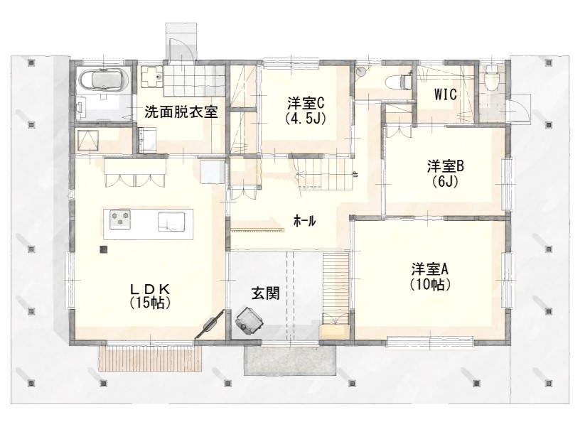 千葉県野田市間取り