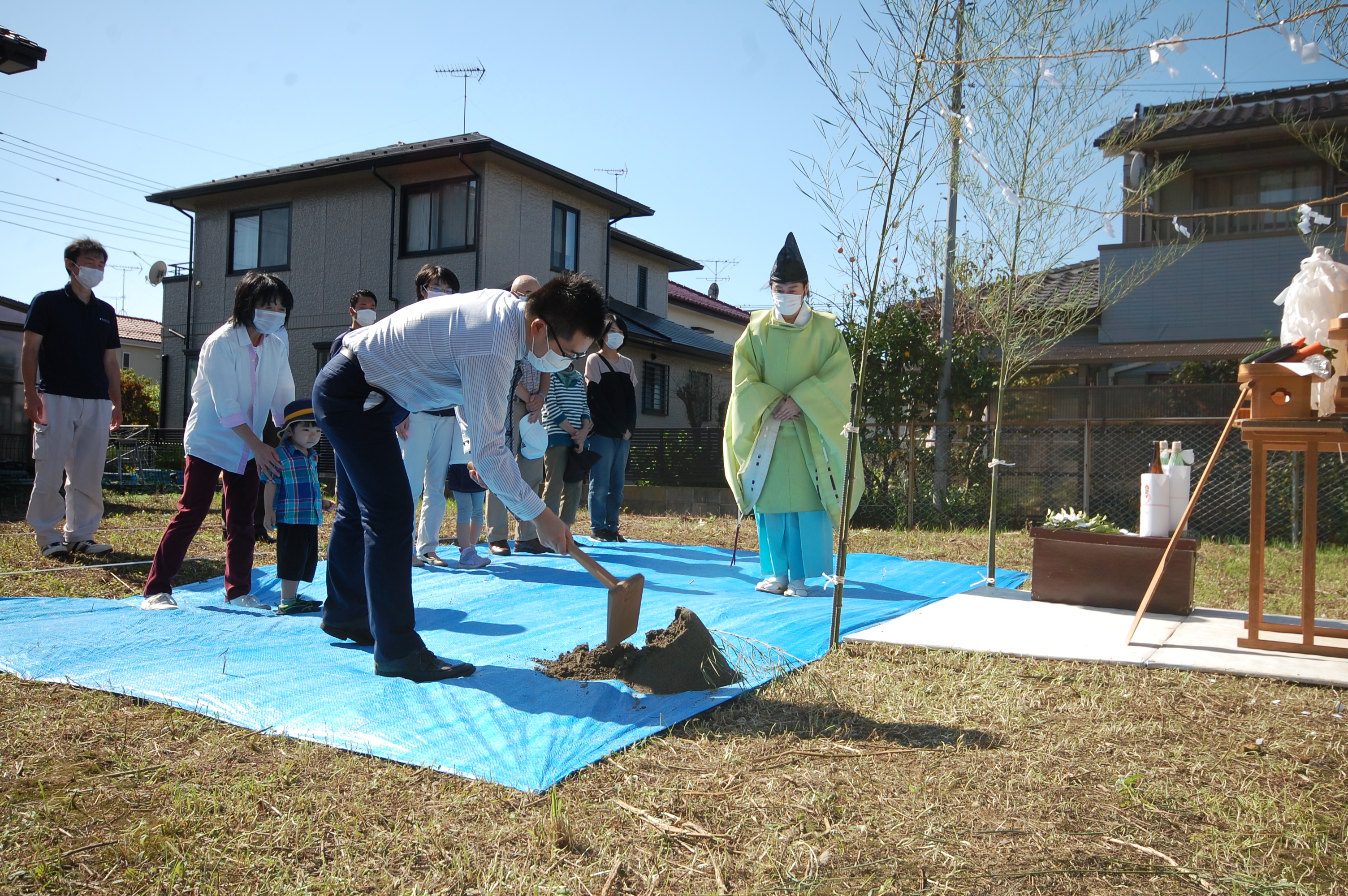 地鎮祭の地鎮の儀