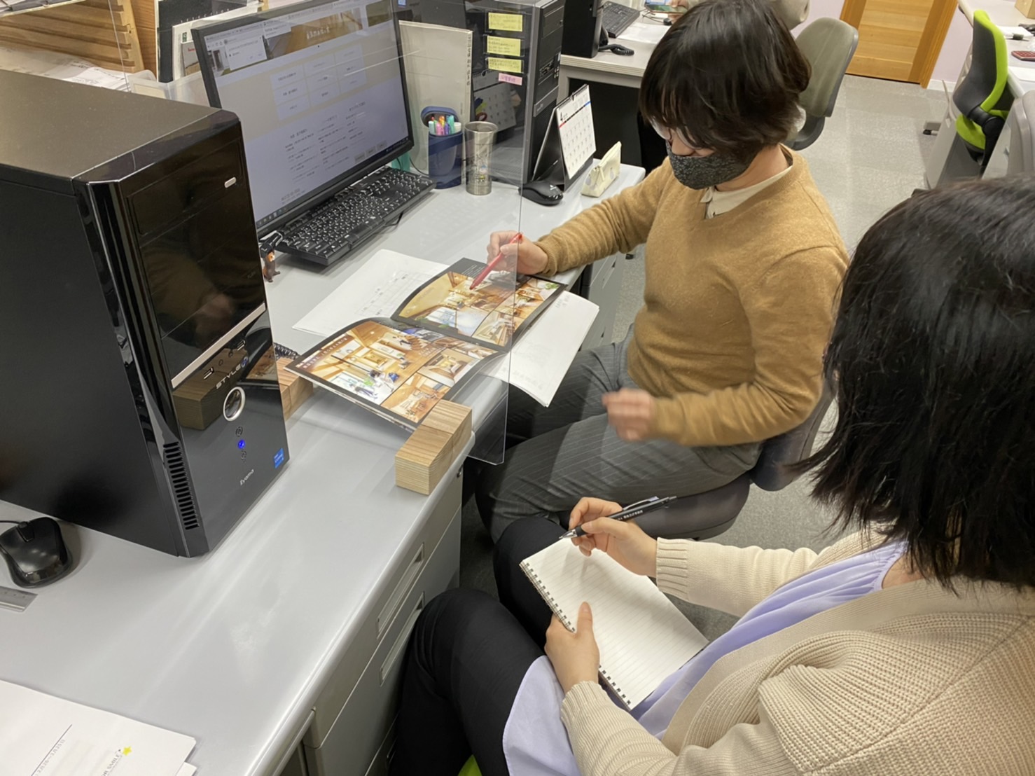 新入社員のレクチャー