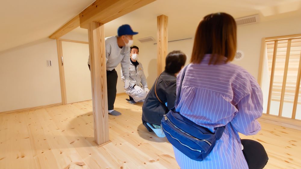 天井1.4ｍ以下の小屋裏