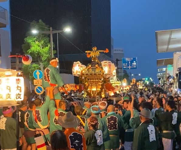 春日部夏祭り 神輿パレード