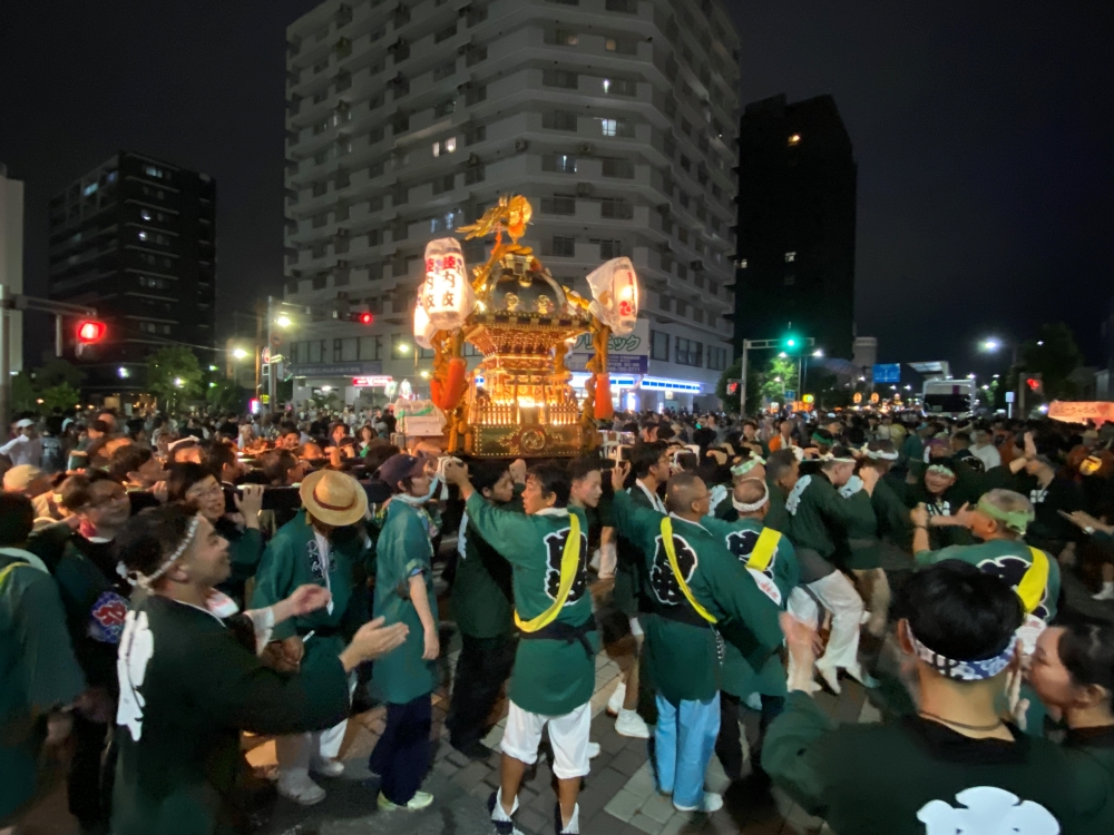 春日部夏祭り 神輿パレード