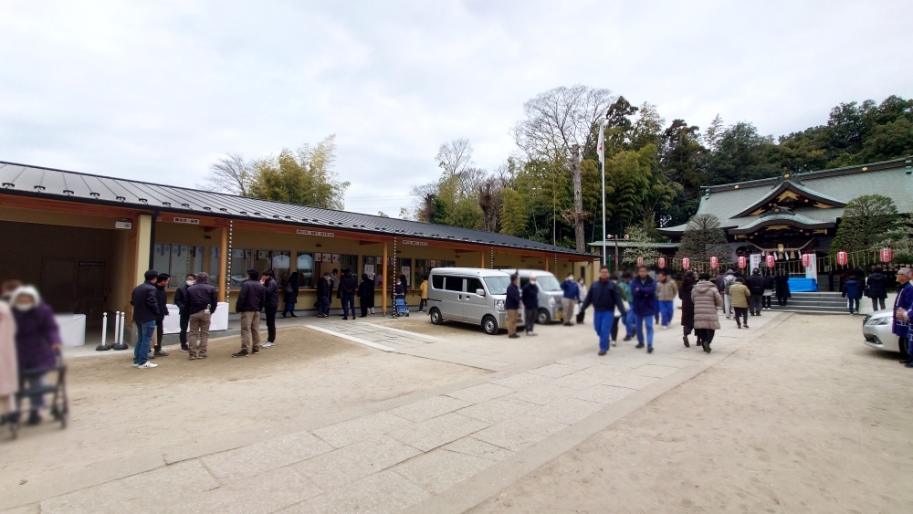 春日部八幡神社新社務所